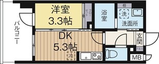 渡辺通駅 徒歩9分 6階の物件間取画像